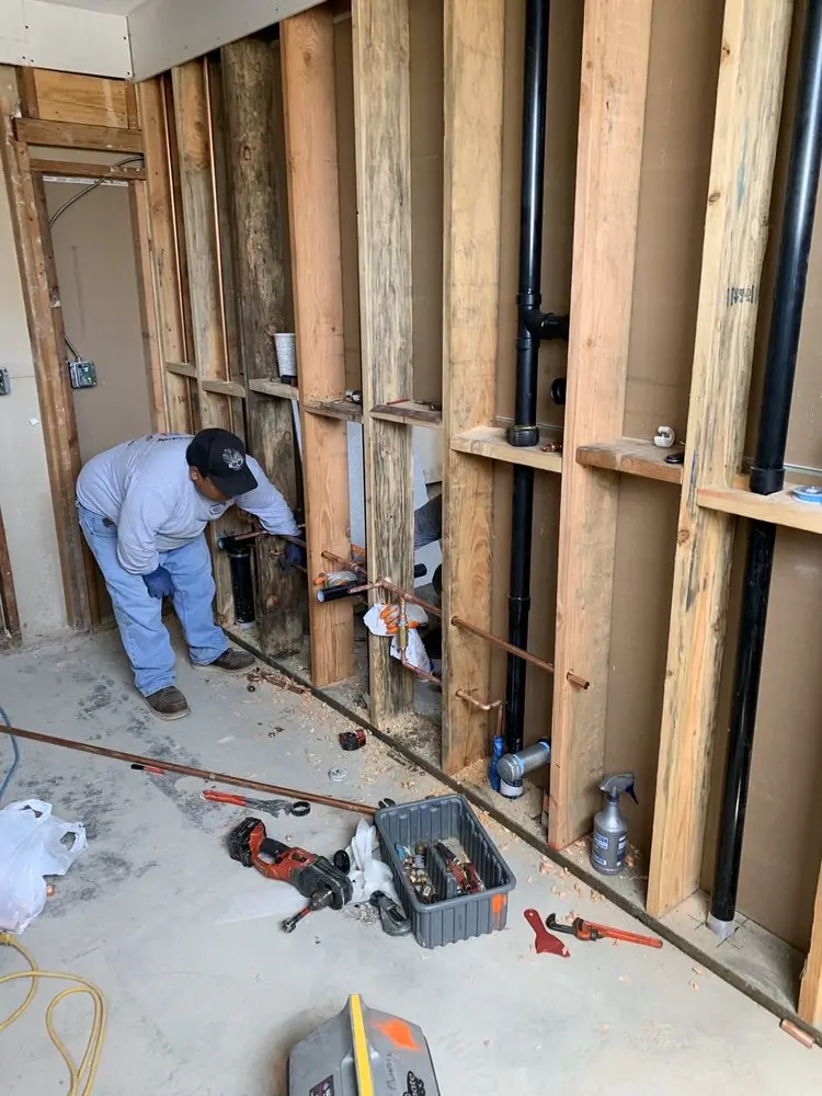 Commercial rough-in plumbing for Gas Line Repair in Baiting Hollow